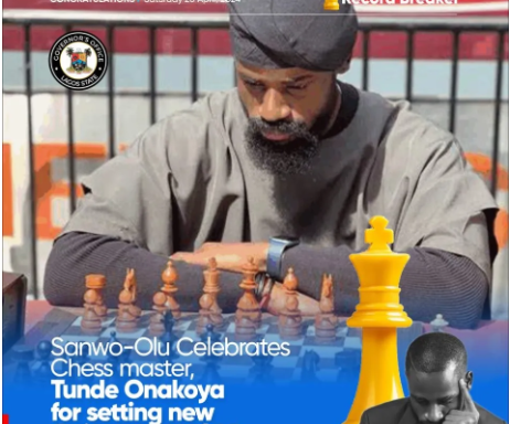 Sanwo-Olu Celebrates Tunde Onakoya, Chess Master, for Achieving New Guinness World Records