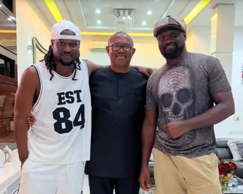 P-Square: Peter Obi meets Mr P, Rudeboy amidst Feud [PHOTOS]